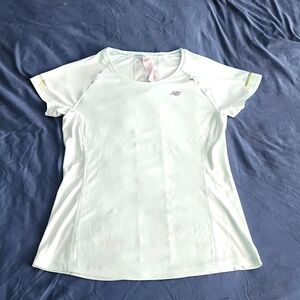 NWOT New Balance Light Blue Running Shirt